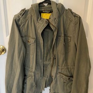 Green army jacket